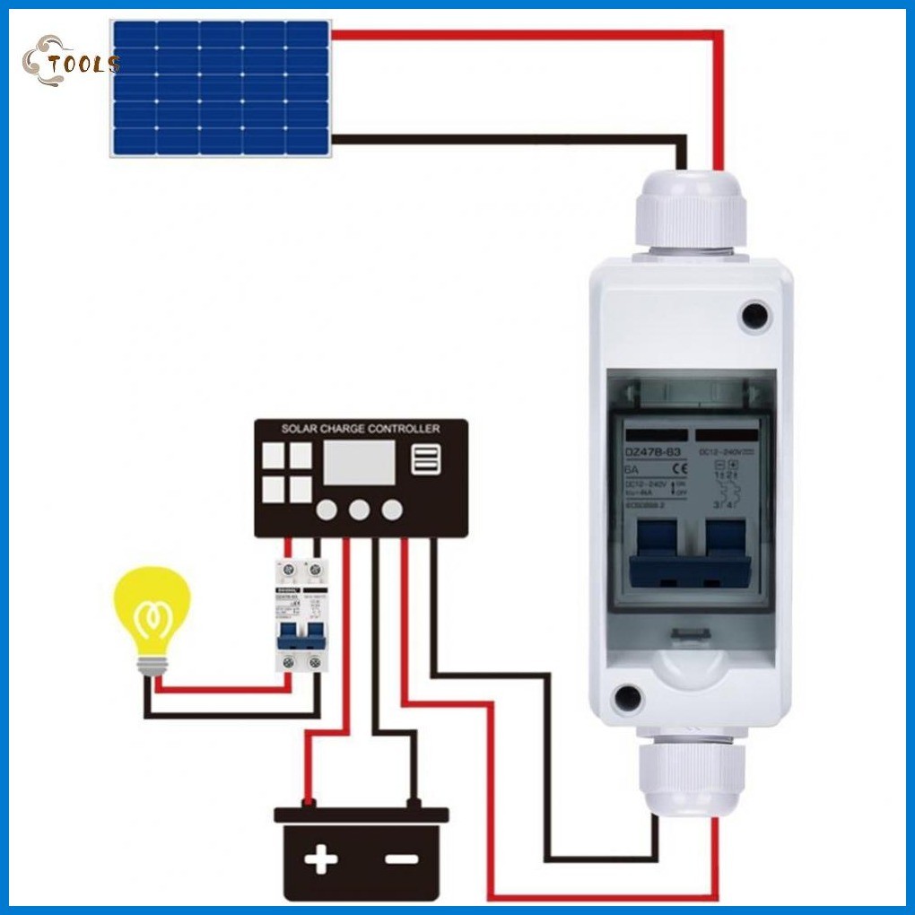 Solar Photovoltaic Cell Combiner Box/DC Circuit Breaker Switch W ...