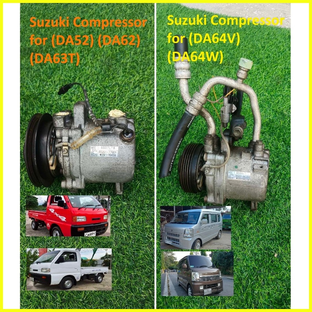 ∇ ∈ Suzuki Multicab, Van Compressor (DA52, DA62, DA63T) (DA64V, DA64W ...