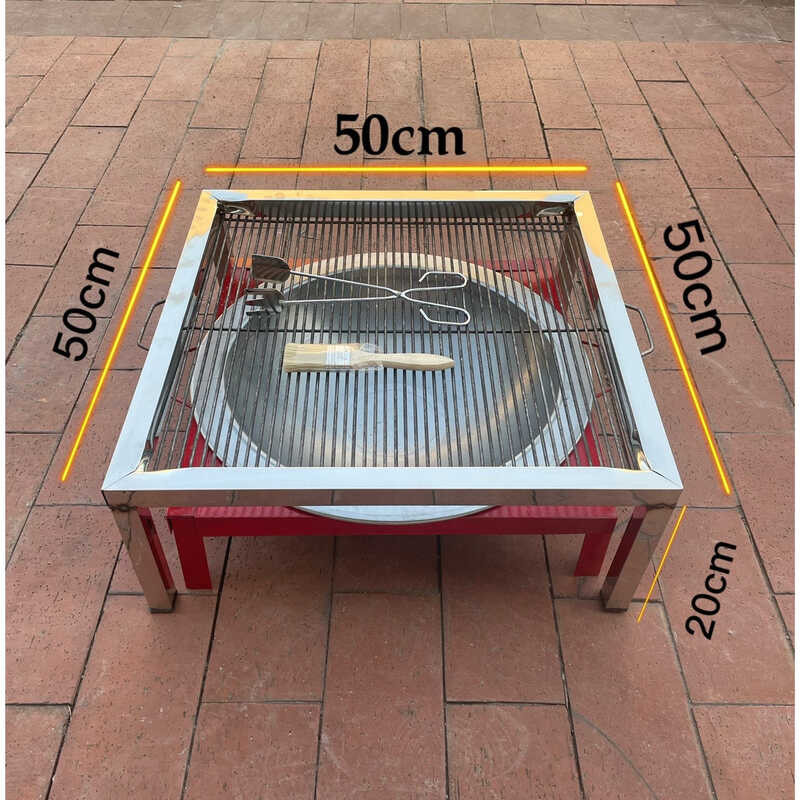 Stainless Outdoor BBQ Rack Commercial Stall BBQ Table Household BBQ ...