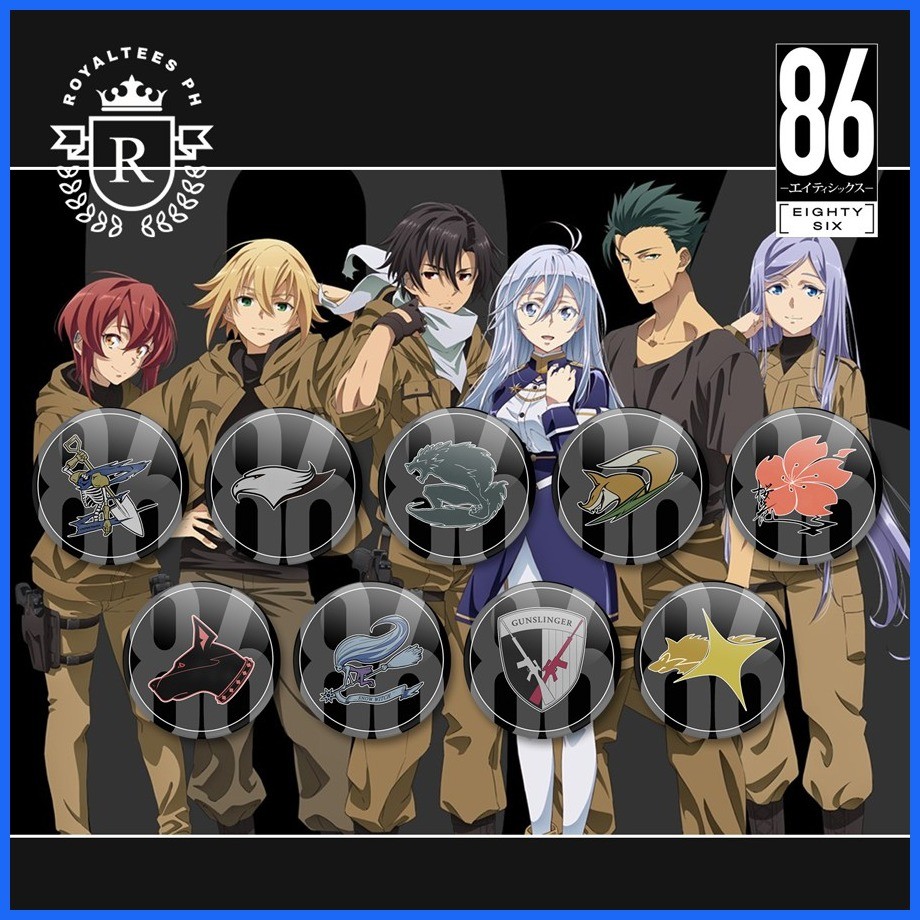∨ 86 Eighty-Six Anime Button Pins / Badge | Shopee Philippines