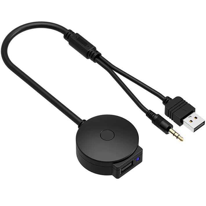 ☑♥ Aux Audio Cable to USB Female Adapter Car Bluetooth Receiver Module ...