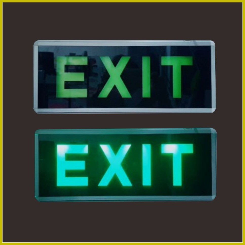 ♂ Exit LED Light Sign Office Construction Restaurant Shop Store ...