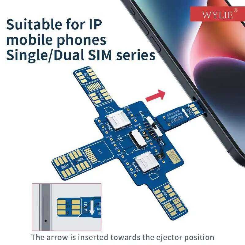 Xj WYLIE Universal Mobile Phone Single/Dual SIM Card Signal Test Para ...
