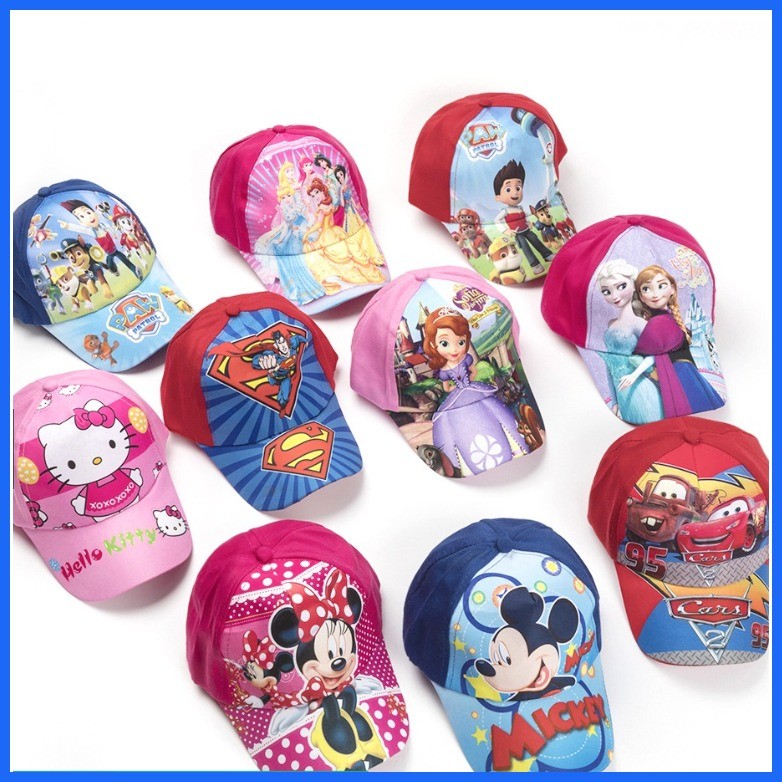 ☸ ☈ HAIDEE NEW COD! Cartoon Charater Kids Basbeall Cap For Boys And ...
