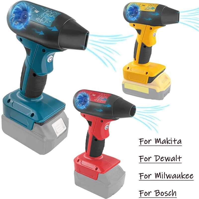 Akku Laubbläser Für Akita 18V, Elektrischer Hand-Laubbläser Gebläse, 2