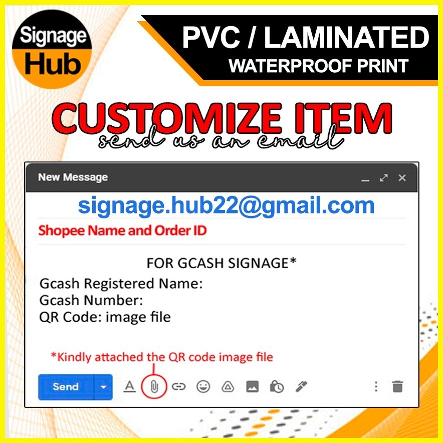 GCASH CASH IN CASH OUT with LOAD Signages | Scan to Pay QR Code ...