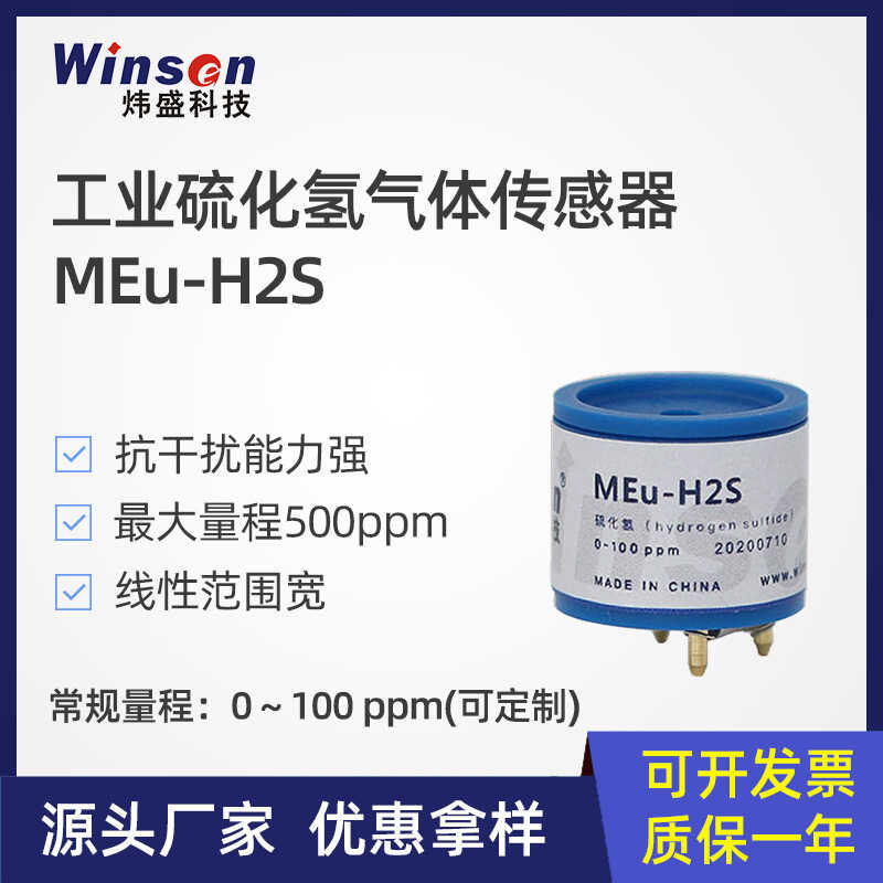 Weisheng MEu-H2S Industrial Gas Hydrogen Sulfide Sensor Leakage ...