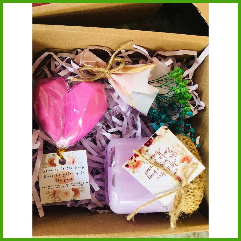 ElegantPrincipal Sponsor Gift Box Scented Candle Mini Dried Bouquet ...