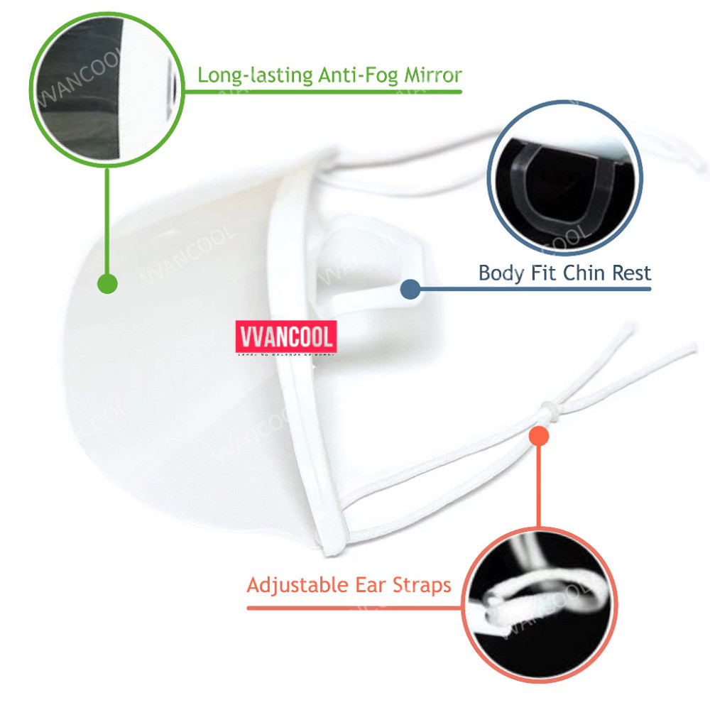 10Pcs Food Sanitary Mouth Mask Cooking Guard Reusable Shield Protection ...