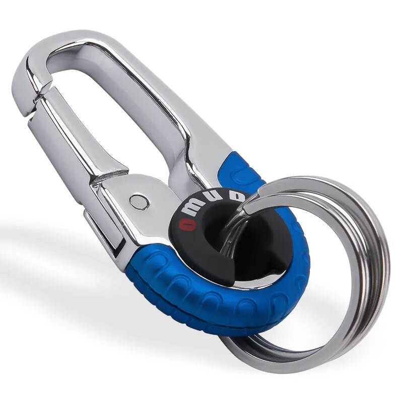 1/2PCS Car Key Holder Stainless Steel Car Keychain Camping Climbing ...