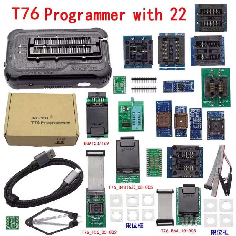 T76 Universal Kit NAND NOR MC BGA Programmer BIOS Laptop Motherboard ...