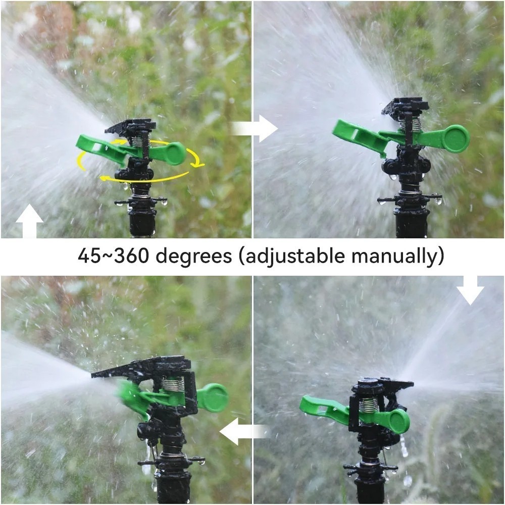 Automatic 360 Degree Rotating Jet Sprinkler Garden Lawn Irrigation ...