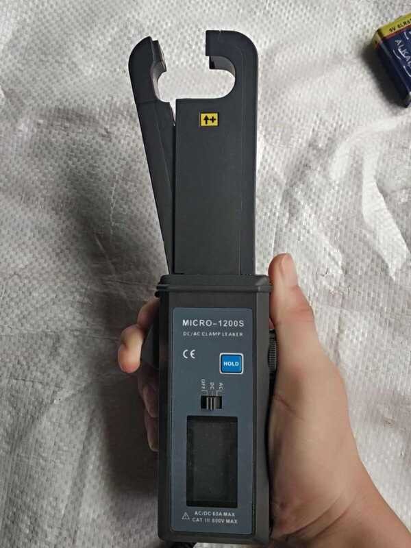 Tester Blue Gear MICRO-1200S Car Static Current Clamp Microcurrent ...
