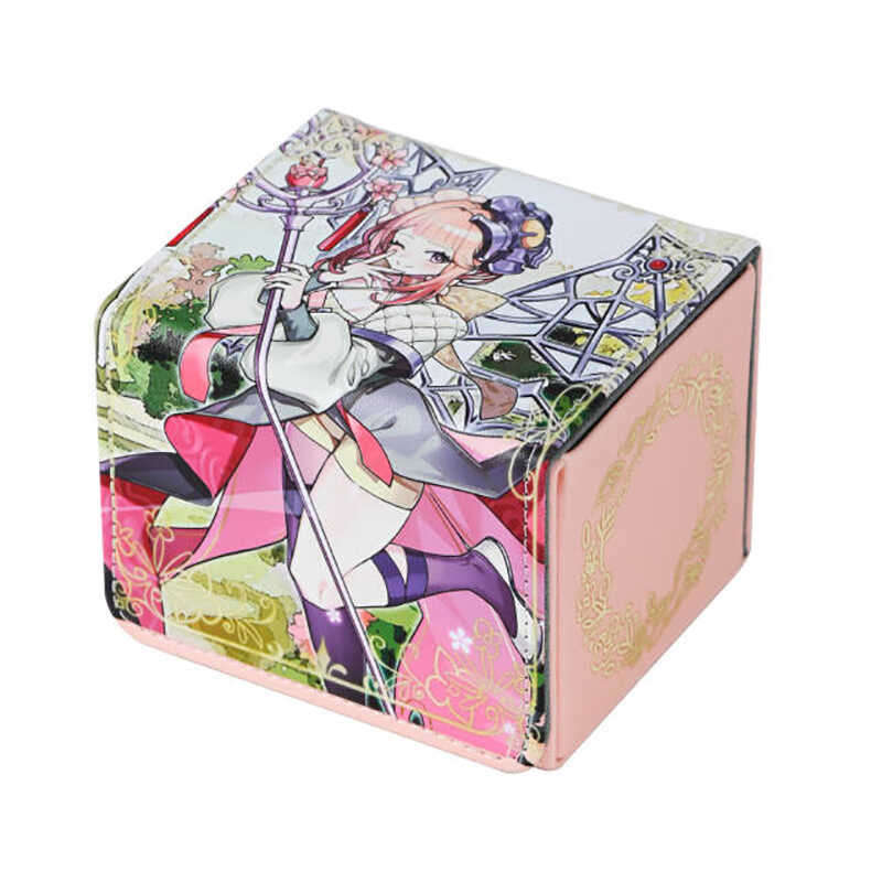 PU 100+ Anime Cards Storage Box Deck Board Game TCG Cards Box Protector ...