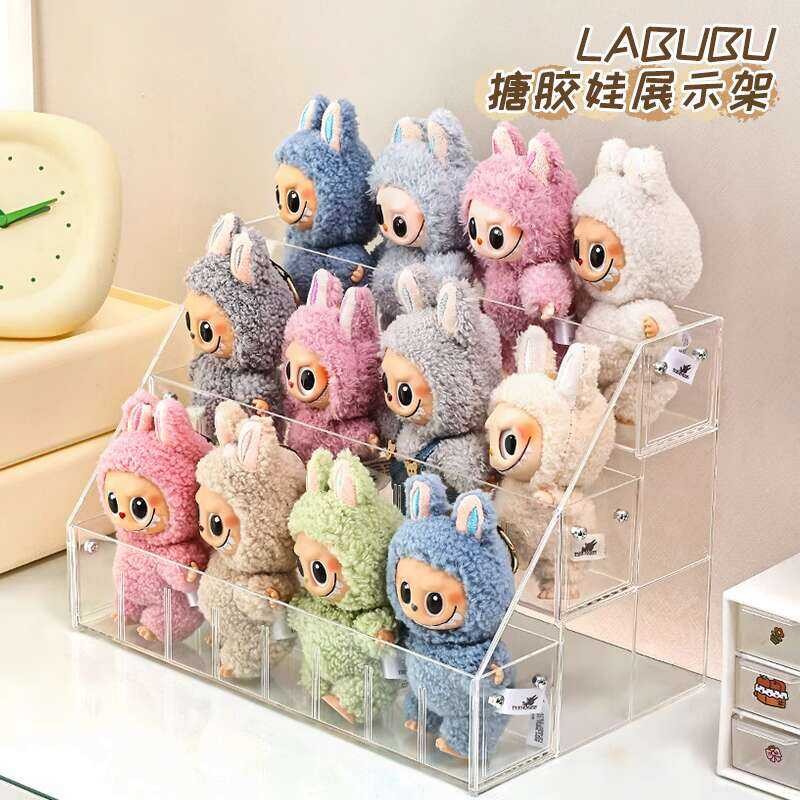 Labubu Stand Cotton Doll Labubu Disney Pendant Storage Rack Plush Doll ...