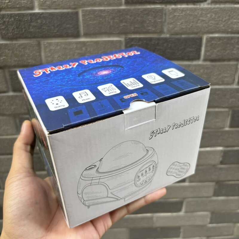 Rotating dual laser LED 2-in-1 Bluetooth small speaker, starry sky ...