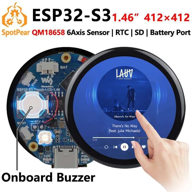 Pour DeepSeek XiaoZhi AI Voice Chat Robot Box sans écran LCD tactile on