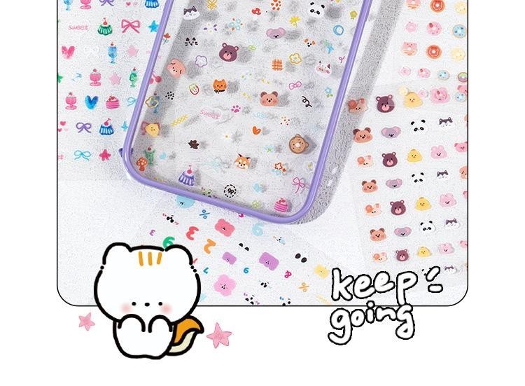 24 Sheets Of Fantasy Weaving Workshop Series Decorative Stickers Self ...