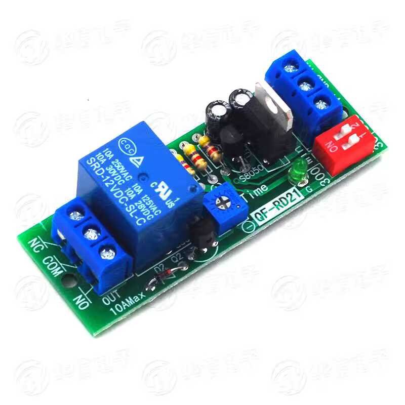 Power outage delay, disconnect relay power-off module, delay circuit ...