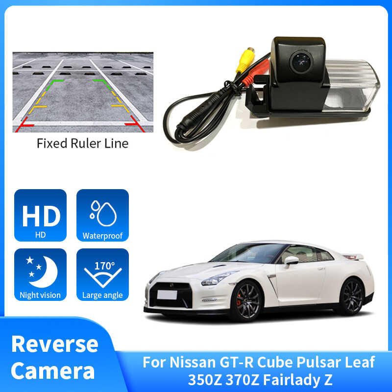 HD Car Rear View Reverse Parking Camera For Nissan Gt-R Cube Pulsar ...