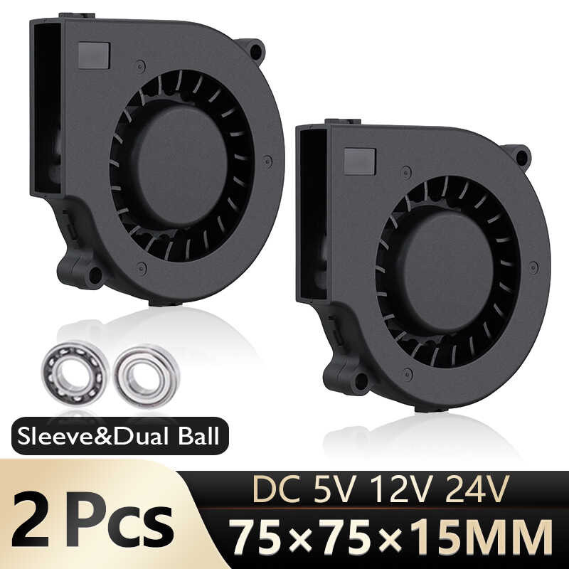 67 2Pcs 3 Gdstime 5V 12V 24V 7515 75Mm X 15Mm 7Cm 70Mm DC Turbo ...