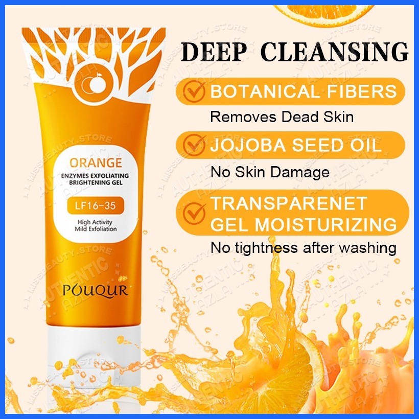 100g Orange Facial Exfoliating Gel Whitening Cream For All Skin Type ...