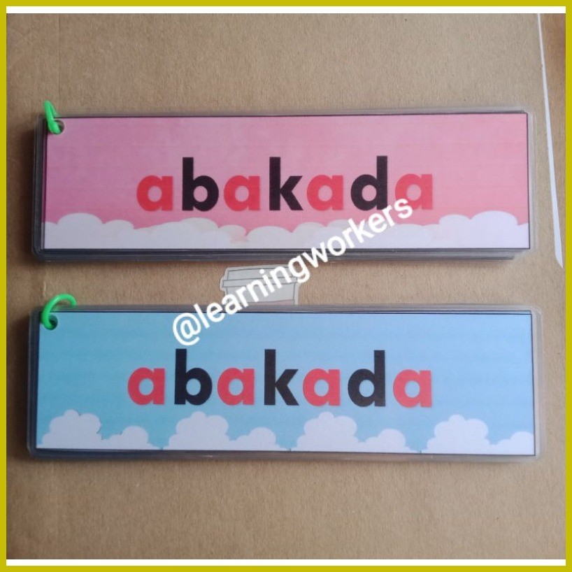 ۞ ABAKADA Laminated Cards for Kids Tagalog Reading Materials | Shopee ...