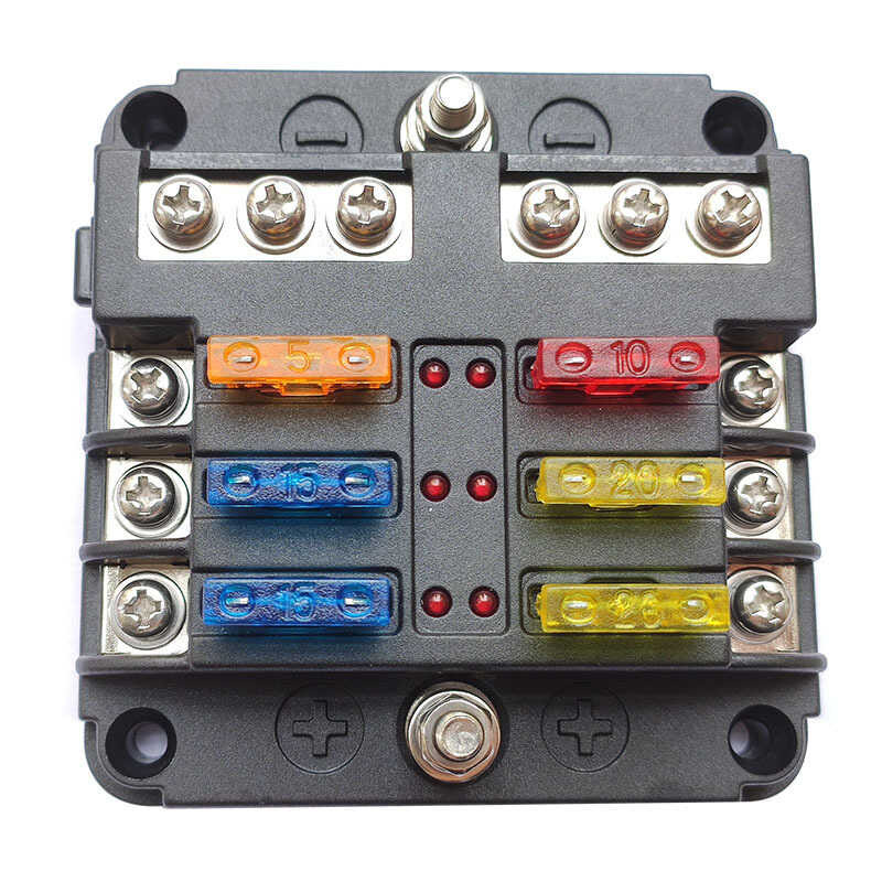 Way Way Multi In Multi Out Fuse Block Socket Blade Type Modified ...
