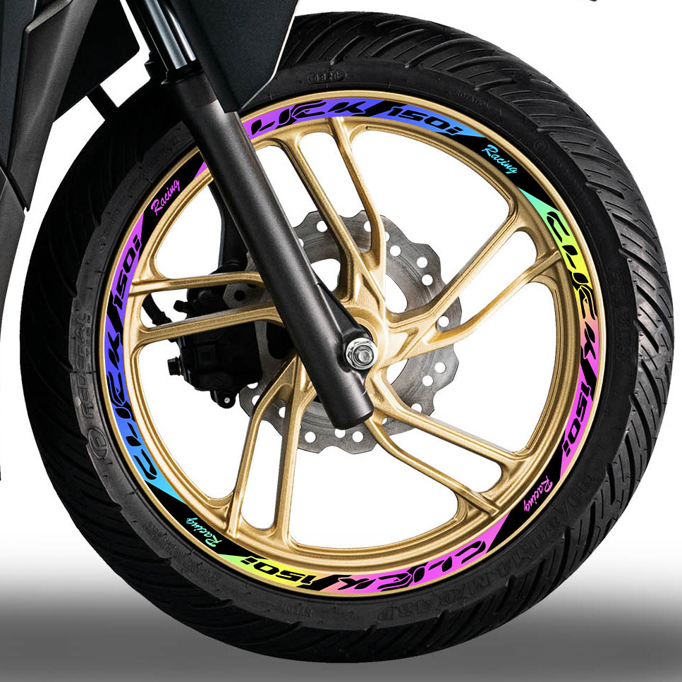1 Set/16 PCS Honda Click 150i Laser Wheel Rim Sticker for Motorcycle ...
