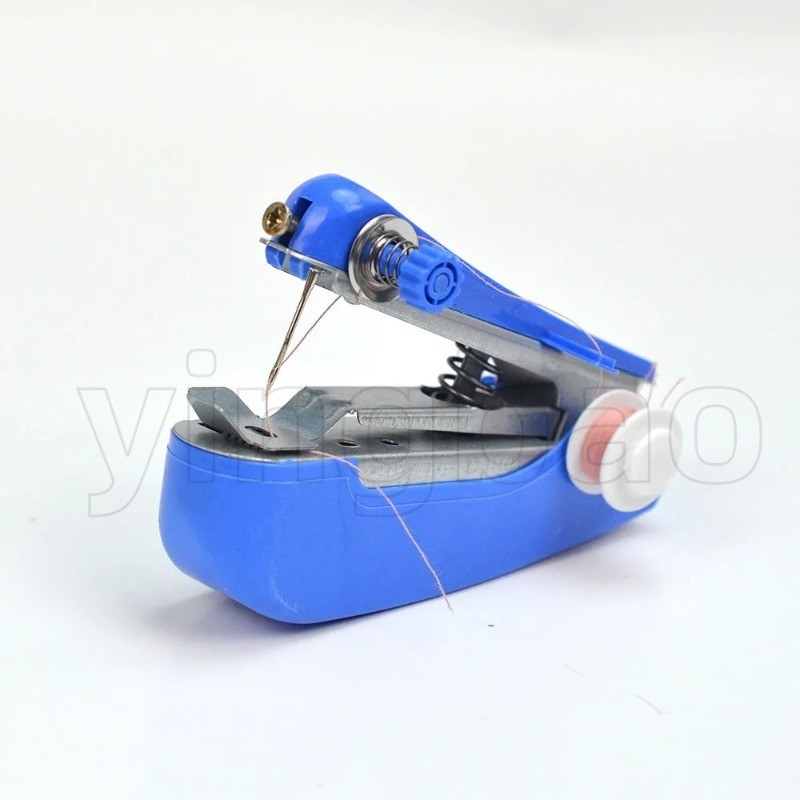 Home Handheld Sewing Machine Protable Outdoor Travel Clothes Fabrics ...
