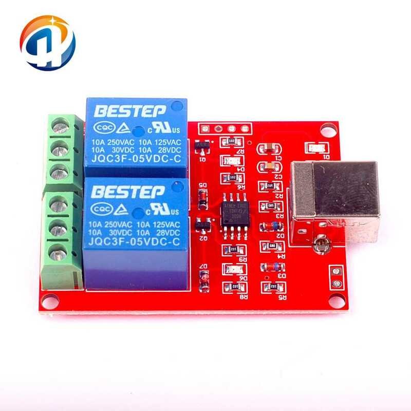 BESTEP drive free/USB control switch/2-channel 5V relay module | Shopee ...