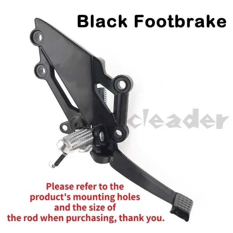 Genuine Style Footrest Bracket & Shift Lever Kit For Kawasaki Ninja 250/300 & Z250/Z300 – Easy Install, Aluminum & Iron