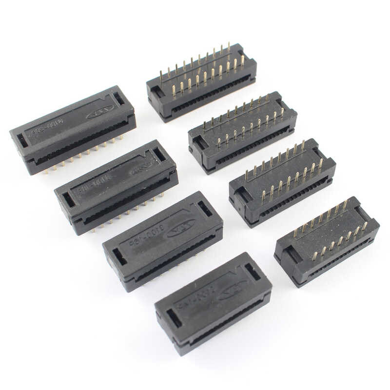 2.54Mm 10Pcs X 7.62Mm Pitch 3100 14 16 20 Pin Male Header FD IDC Socket ...