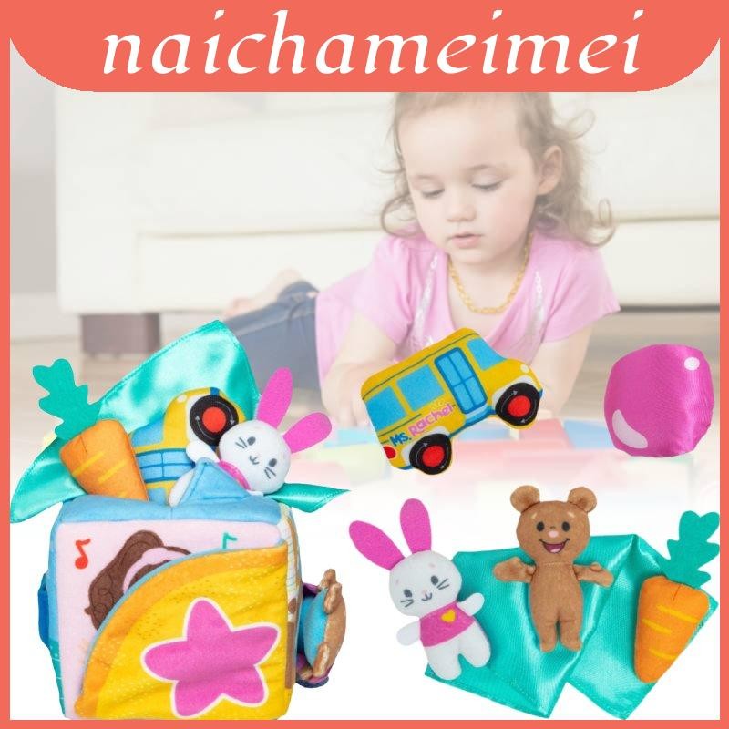 And Colorful Engaging Ms. Rachel Surprise Learning Box Plush Rabbit For ...