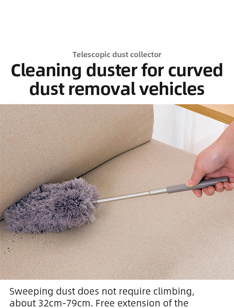 85cm Telescopic Duster Magic Static Duster Brush Extendable Portable ...