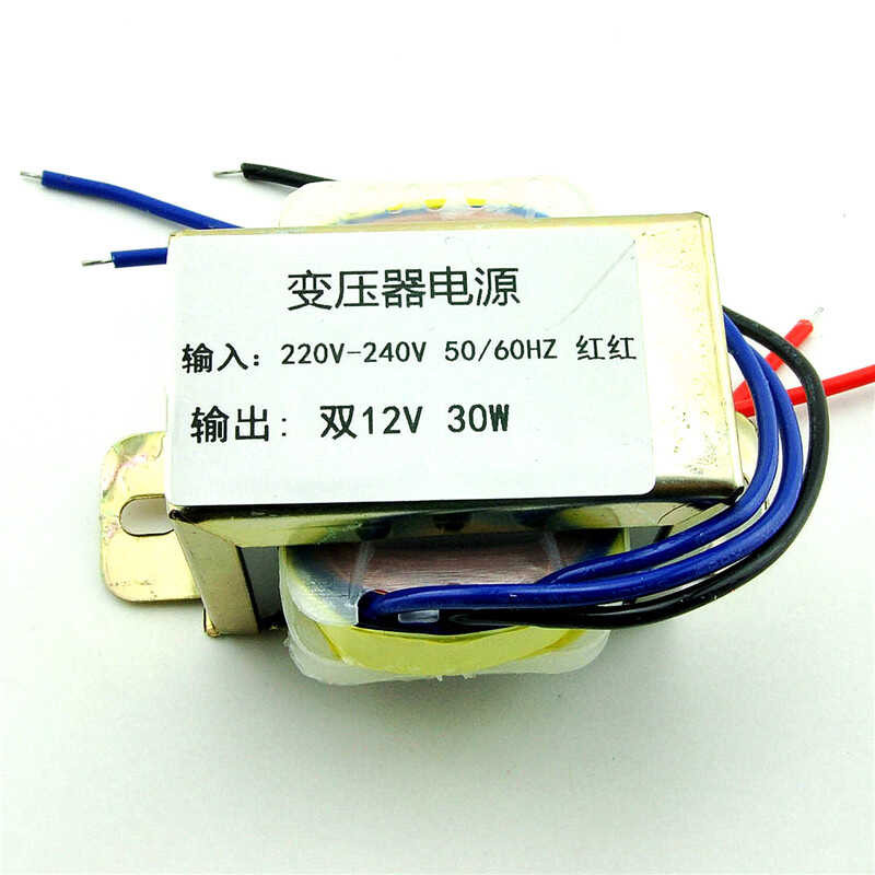 Single Power Transformer, AC 12V/24V Output Voltage 10W Input 50Hz Power Transformer Full Copper Wire Vacuum Impregnated, Converters (12V - View #2