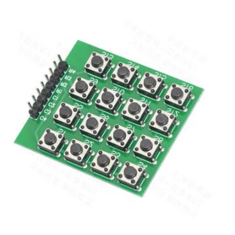 Micro switch direct insertion button 4X4 matrix keyboard 16 key ...