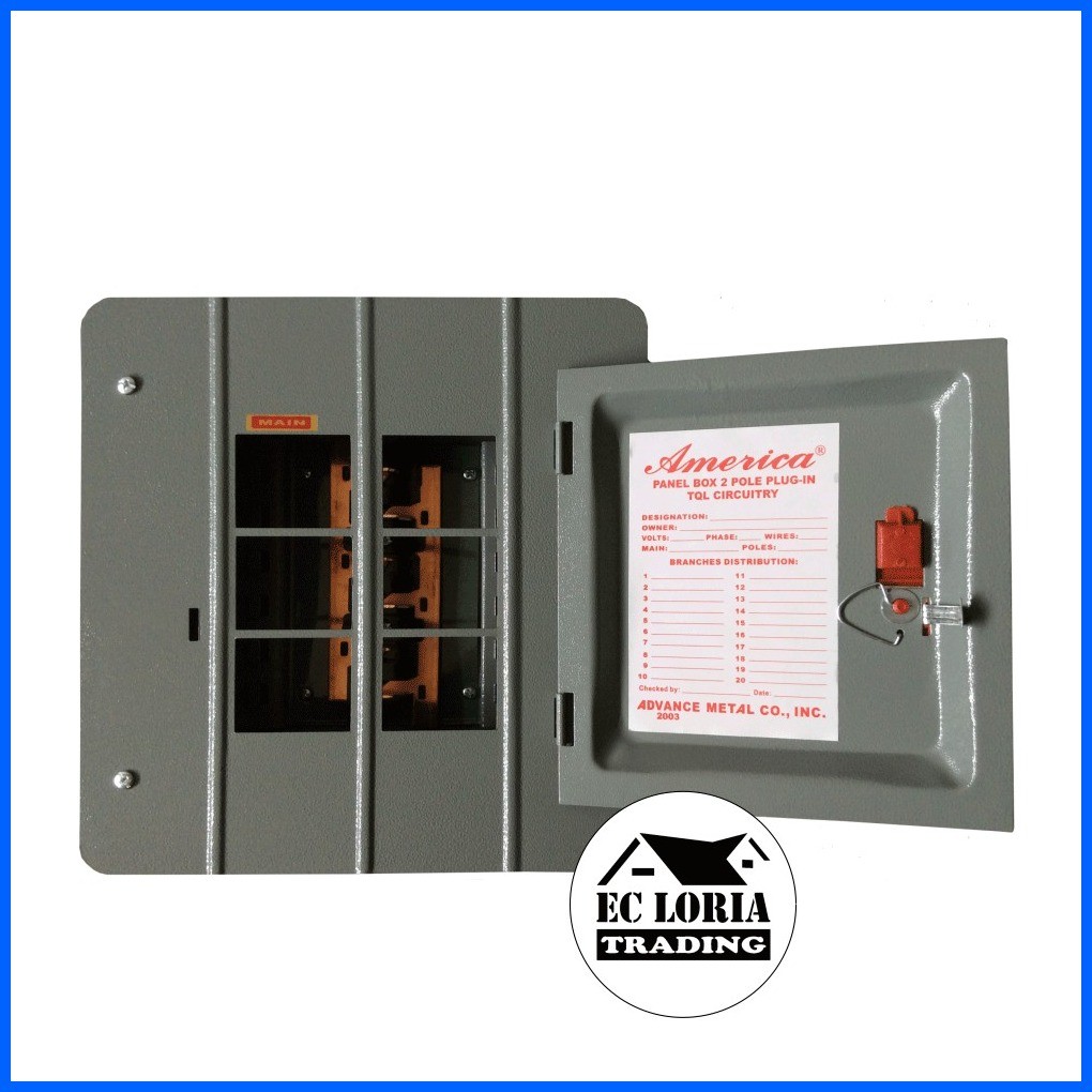 § America Wall Electrical Panel Box Board for Plug in Circuit Breaker 4 ...