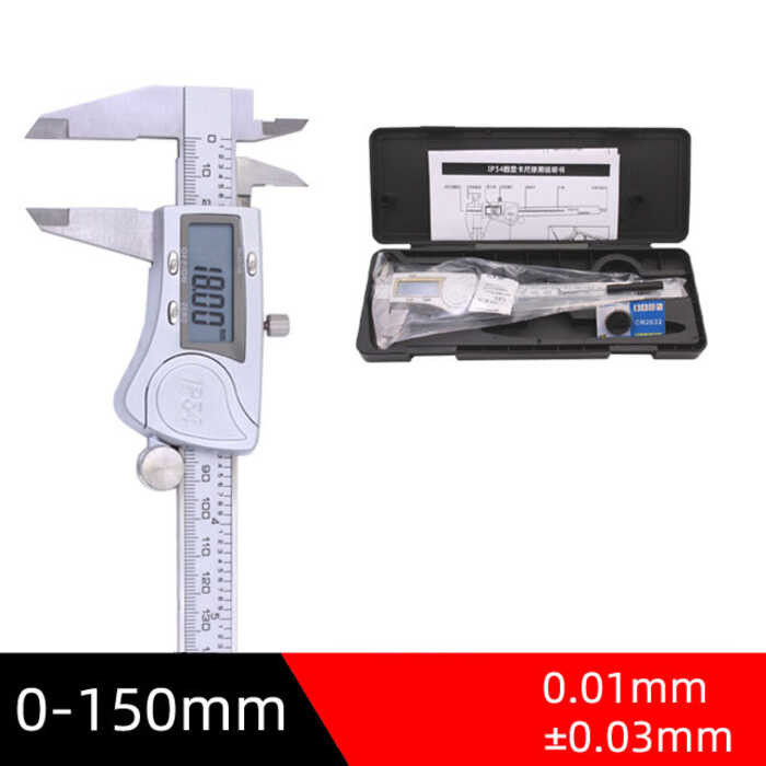 W50 1 Waterproof Calibrador Ip54 Digital Caliper Stainless Steel ...