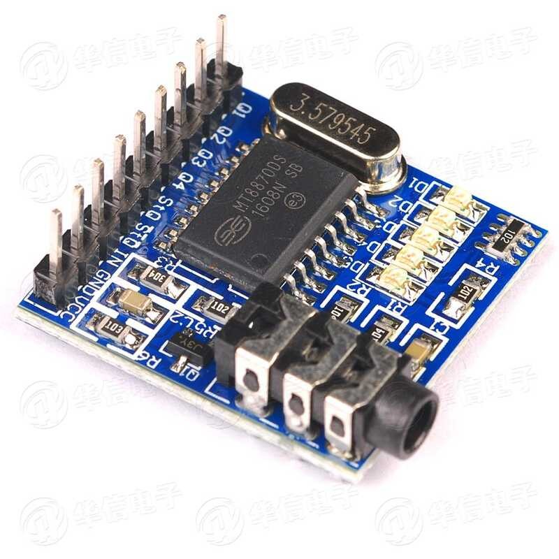 MT8870 DTMF speech decoding telephone module, dialing control | Shopee ...
