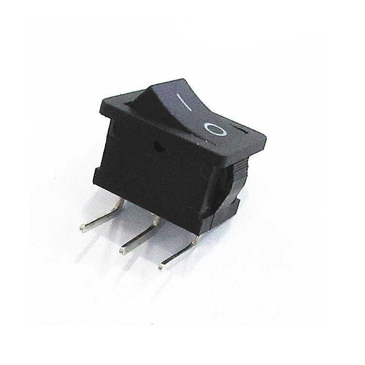 Mini boat shaped small switch 10 * 15MM black 2-level 2-pin bent foot ...
