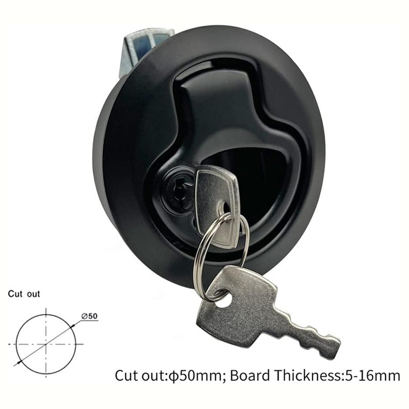 RV Toolbox Drawer Lock Panel Lock Inside And Outside Opening Push-Push ...
