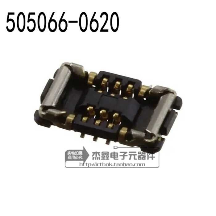 5050660620 505066-0620 brand new connector socket 6pin 0.35mm 2 rows ...