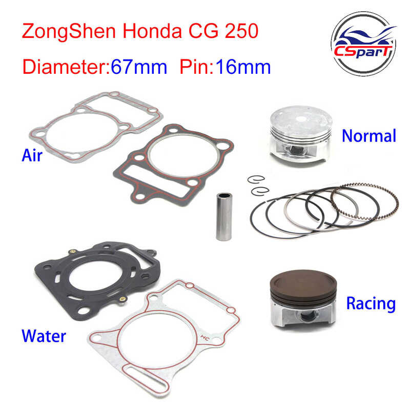 8E2 Cg250 3 67Mm 16Mm Piston For Honda Lifan Shen Loncin CG 250Cc ...