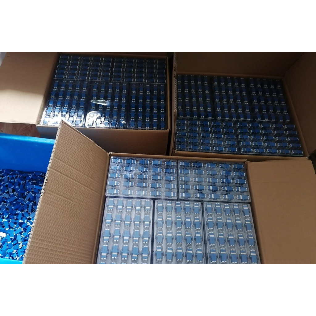 50Pcs LC UPC Duplex single-mode Fiber optic Adapter LC APC Optical ...
