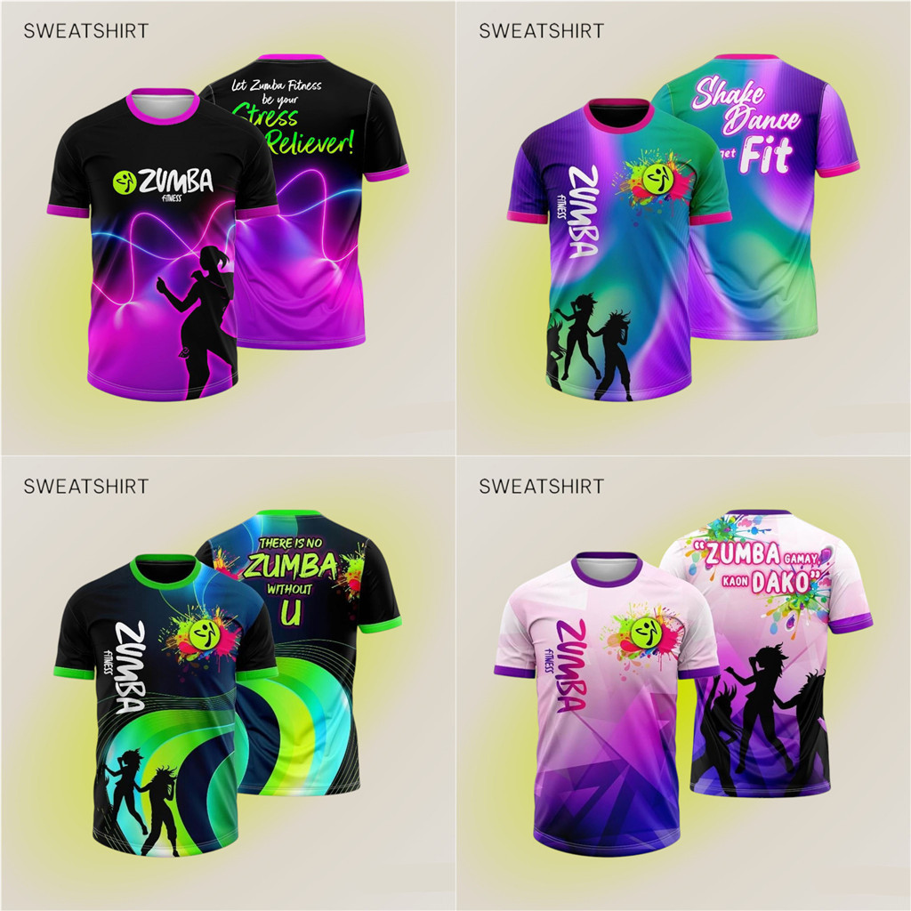 Sublimation Shirt 2025 Love Zumba Zumbawear Breathable Uniform T-Shirt ...