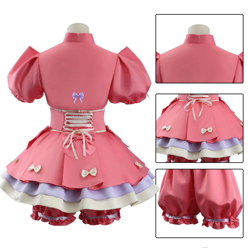 Cheerleader My Melody Cosplay Costume Pink Dress Identity V Lily 