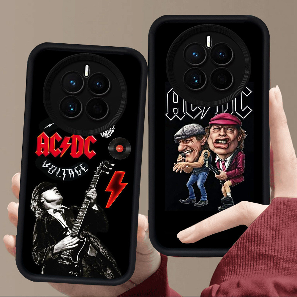 E25 ACDC Band Case for Black Silicone Realme 13 12X Narzo N65 70 12 Pro ...