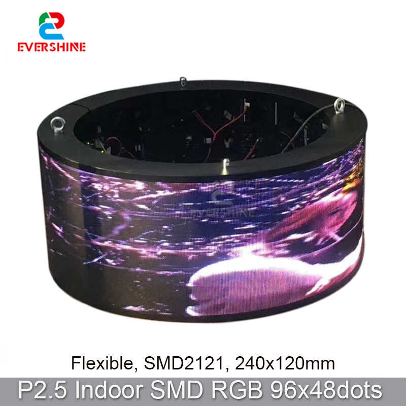 Sign Programmable Ali express One Shop Module P2.5 Flexible Indoor RGB ...