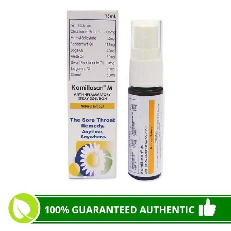 Allergy COD And Anti Inflammatory Kamillosan M Throat Spray Solution ...